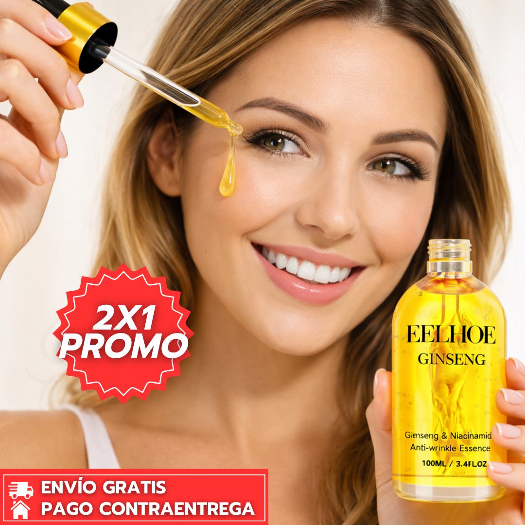 Oferta Especial 2x1: Ginseng™ - Serum Rejuvenecedor Reafirmante