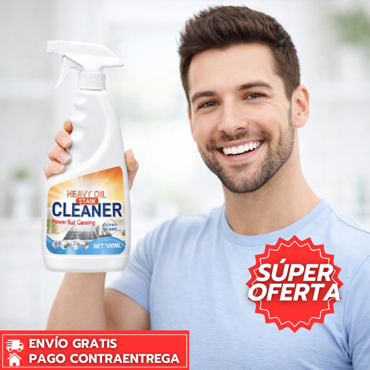 Heavy Oil Cleaner™: Spray desengrasante de 1 Litro que elimina la grasa.