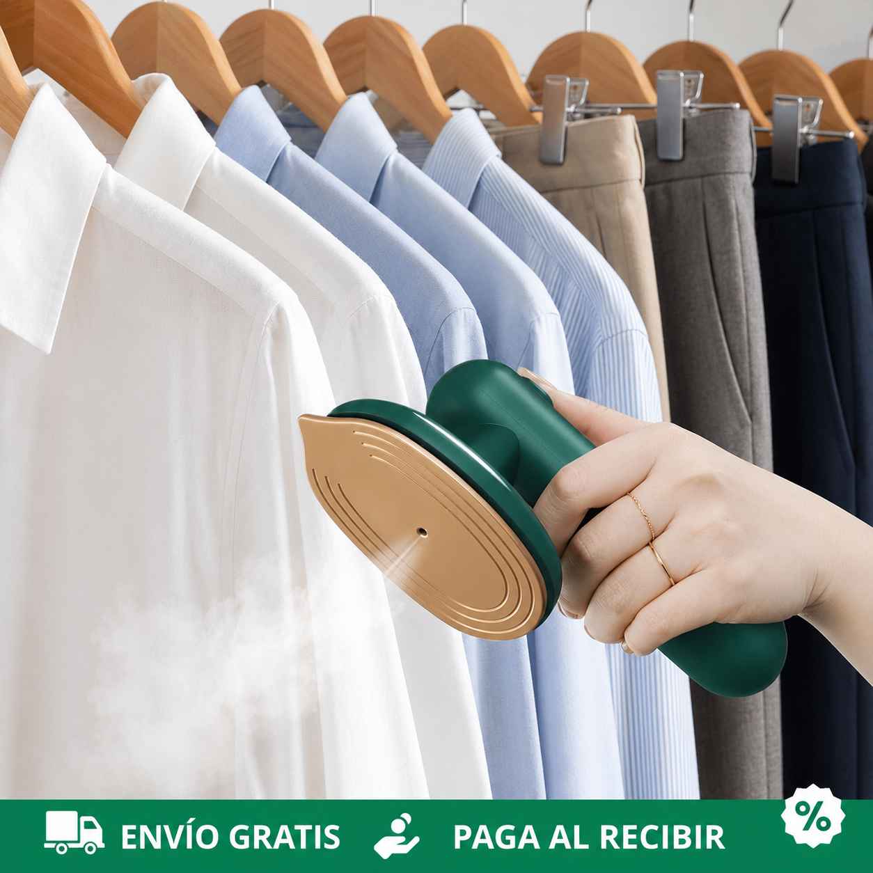 Plancha a vapor portátil: tecnología 2 en 1