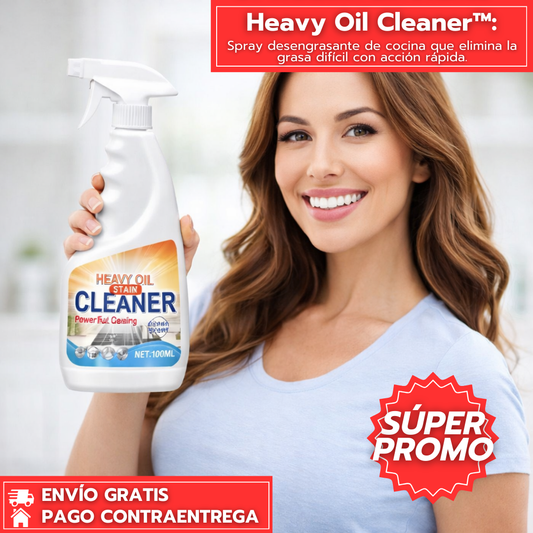 Heavy Oil Cleaner™: Spray desengrasante de 1 Litro que elimina la grasa.