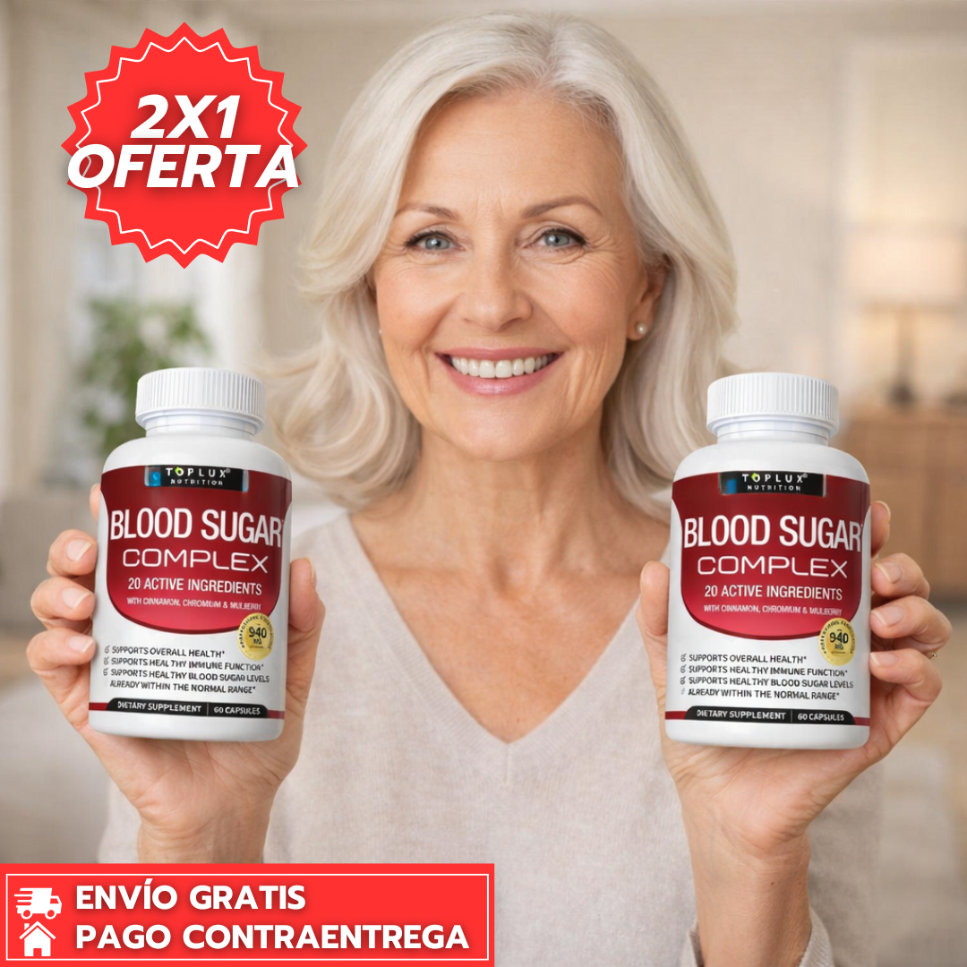 Oferta especial 2x1: Blood Sugar Complex™ 60 Cápsulas