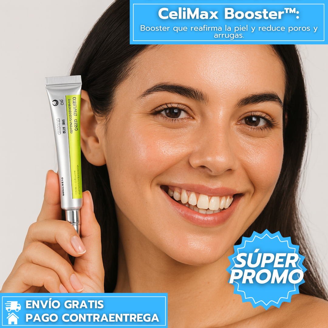 Celimax™: Booster nocturno con Retinal 0.1% que reafirma la piel y reduce poros y arrugas.