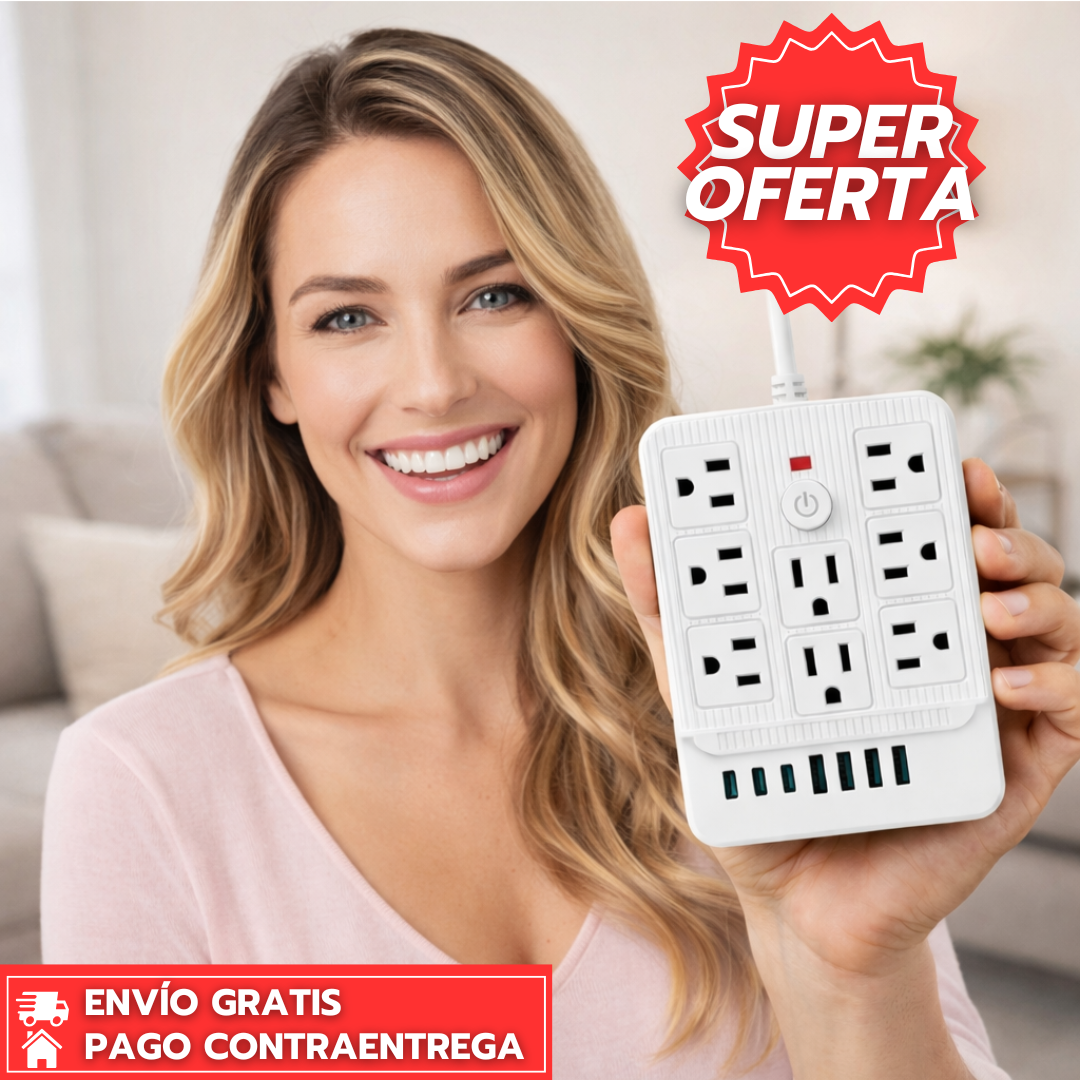 PowerGrid™: Base de Carga Inteligente que Permite Cargar Múltiples Dispositivos con Bajo Consumo Energético