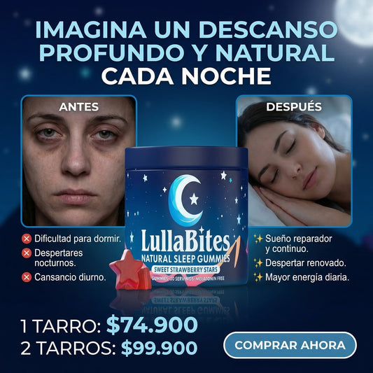 Oferta especial 2x1: Lulla Bites™ - 60 Gomitas