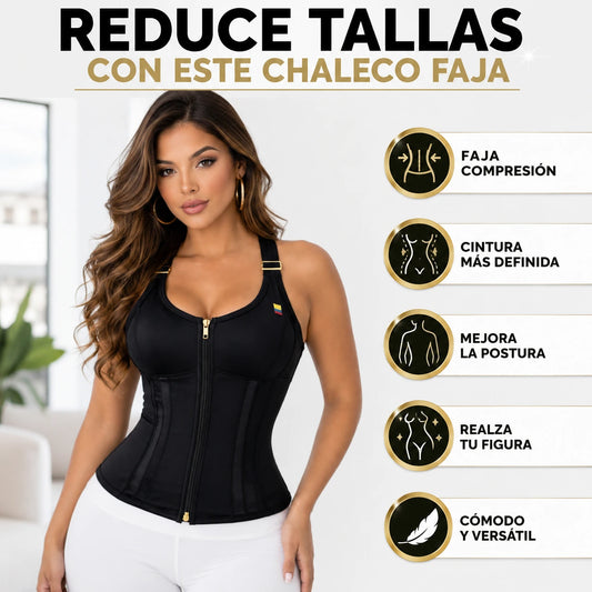 Chaleco Faja 9 Varillas con Brasier Incorporado