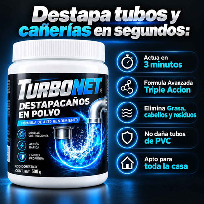 Turbonet: Destapacaños Triple Accion
