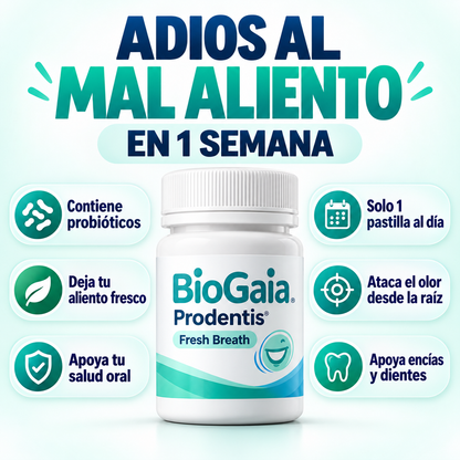 BioGaia: Pastillas Mentas para el mal aliento con probióticos