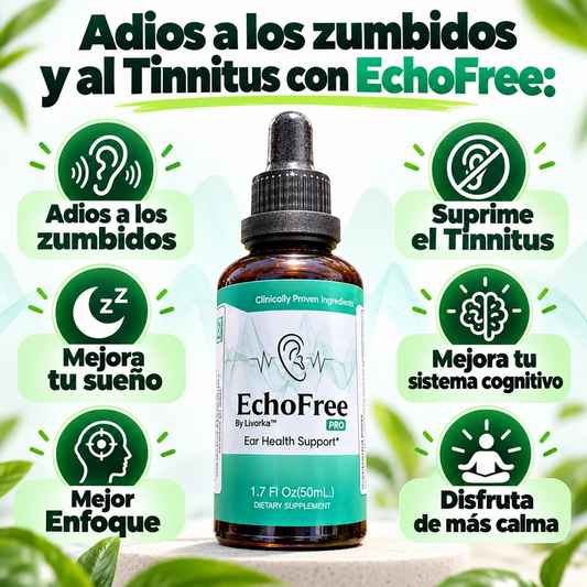 EchoFree: Gotero que alivia los zumbidos y el tinnitus