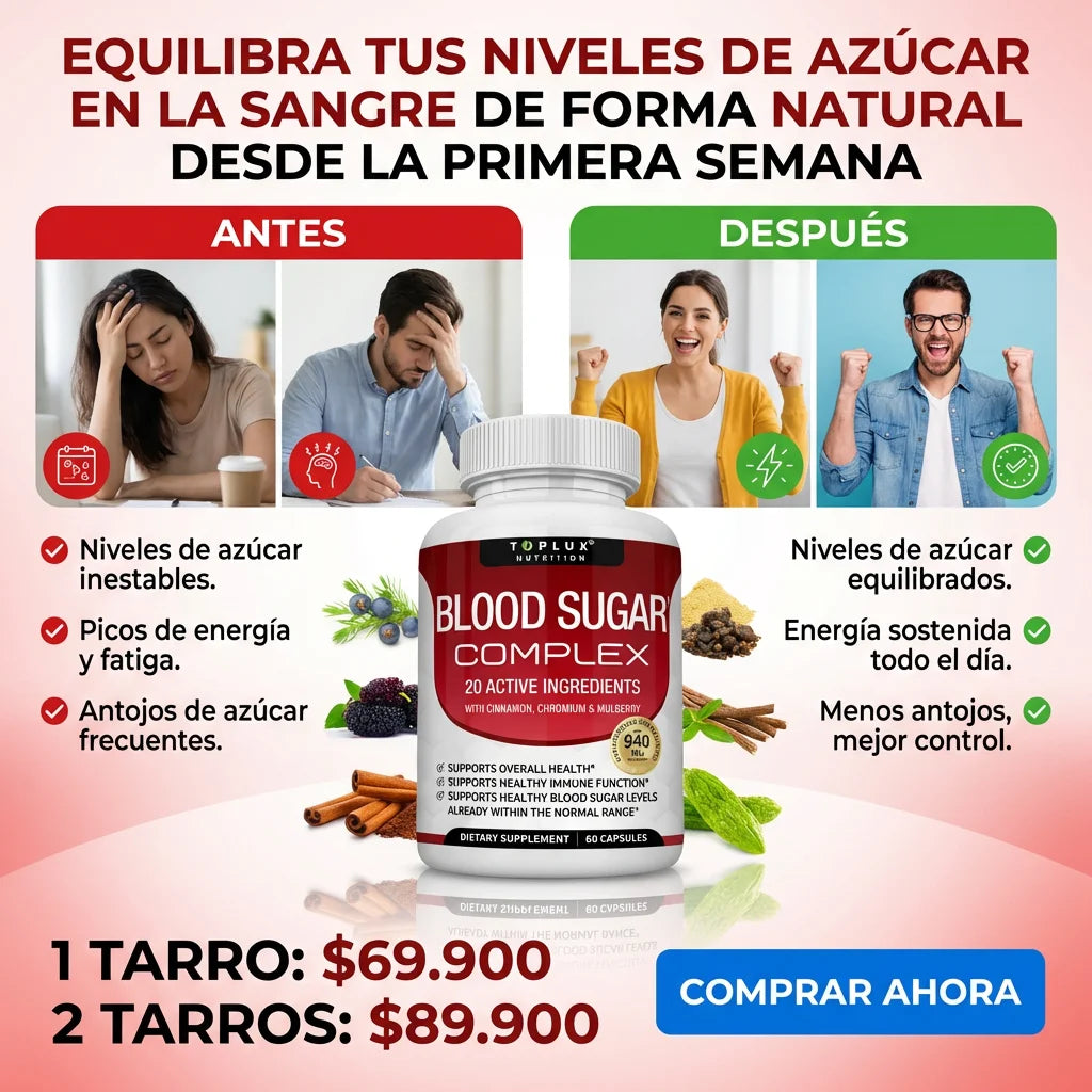 Oferta especial 2x1: Blood Sugar Complex™ 60 Cápsulas