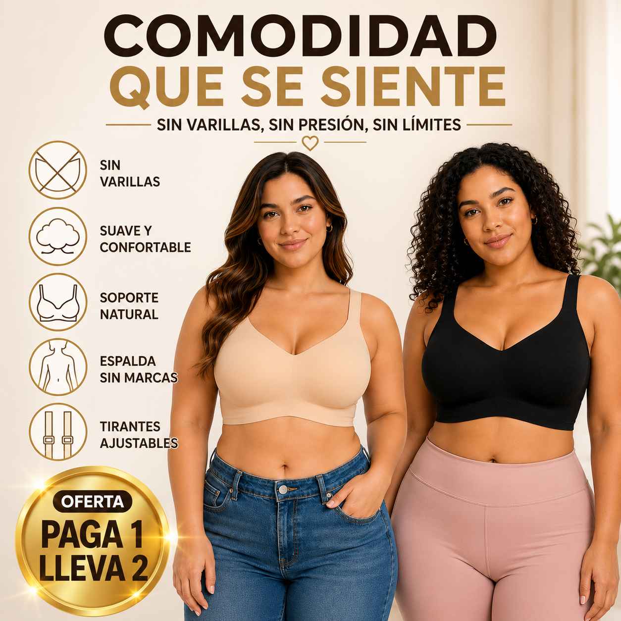 Paga 1 y Lleva 2 - Comfort Bra™