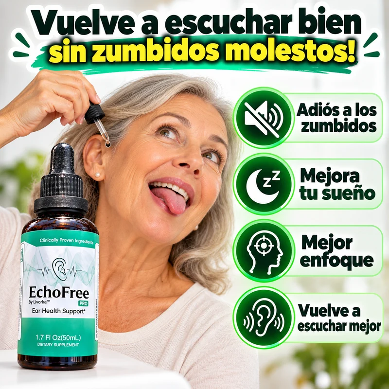 EchoFree: Gotero que alivia los zumbidos y el tinnitus
