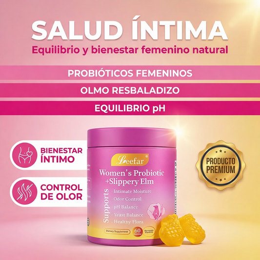 Leefar Gummies™: Probióticos que equilibran el pH y mejoran la salud vaginal