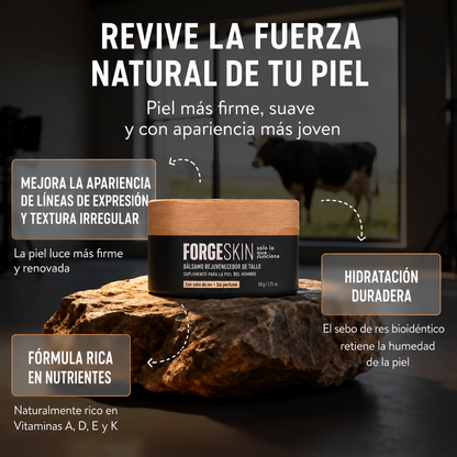 Forge Skin™: Crema Facial para una Apariencia Más Joven y Suave