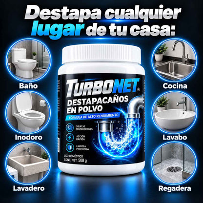 Turbonet: Destapacaños Triple Accion