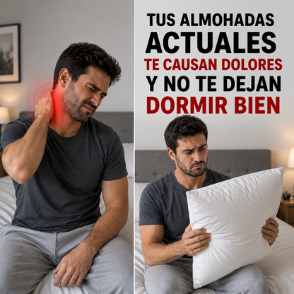 Almohada Viscoelástica Ergonómica Premium