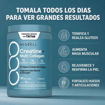 Oferta especial: Creatina Monohidratada Neocell Con Multi Colágeno