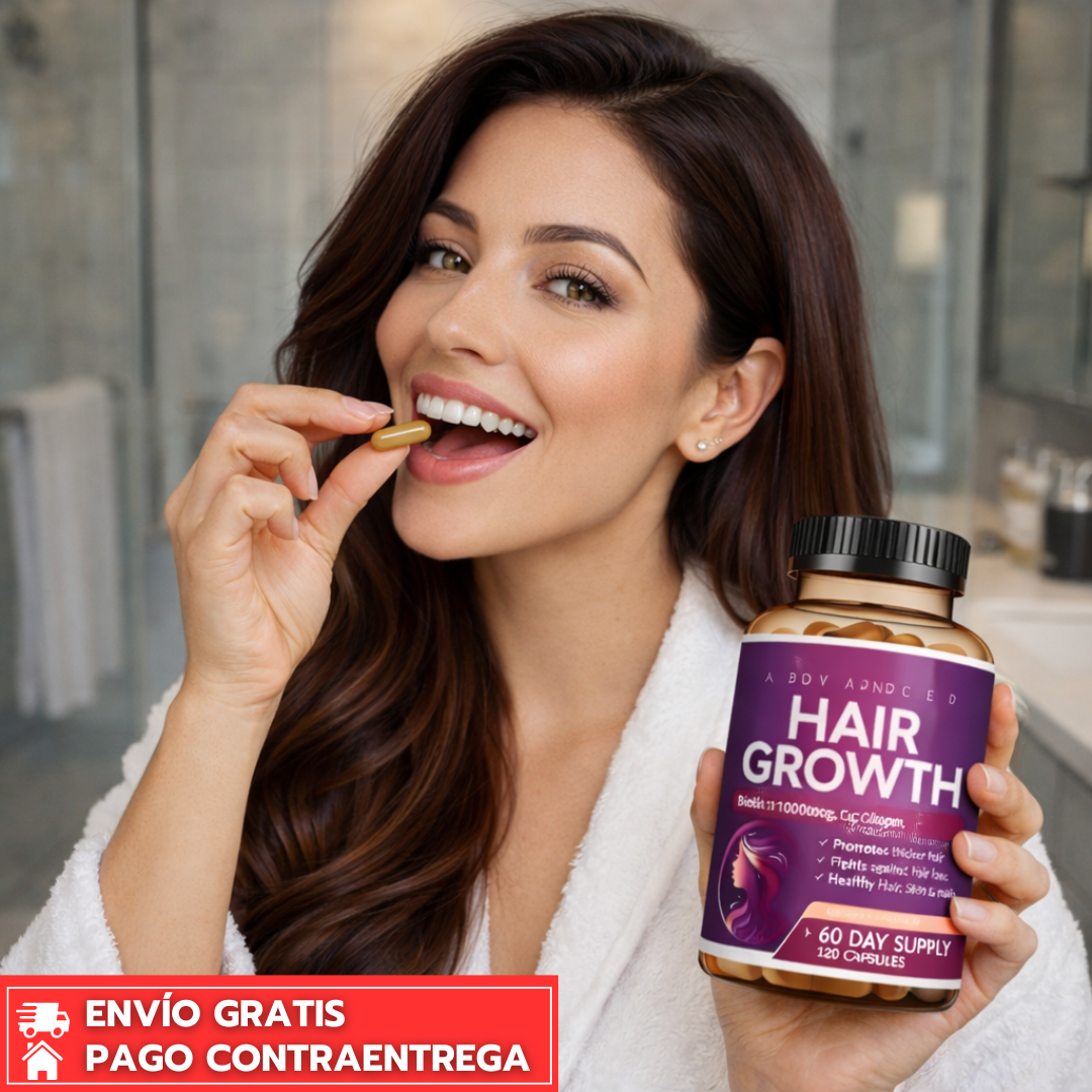 Oferta Especial 2x1: Hair Growth™ - Crece tu cabello 3x veces más rápido naturalmente