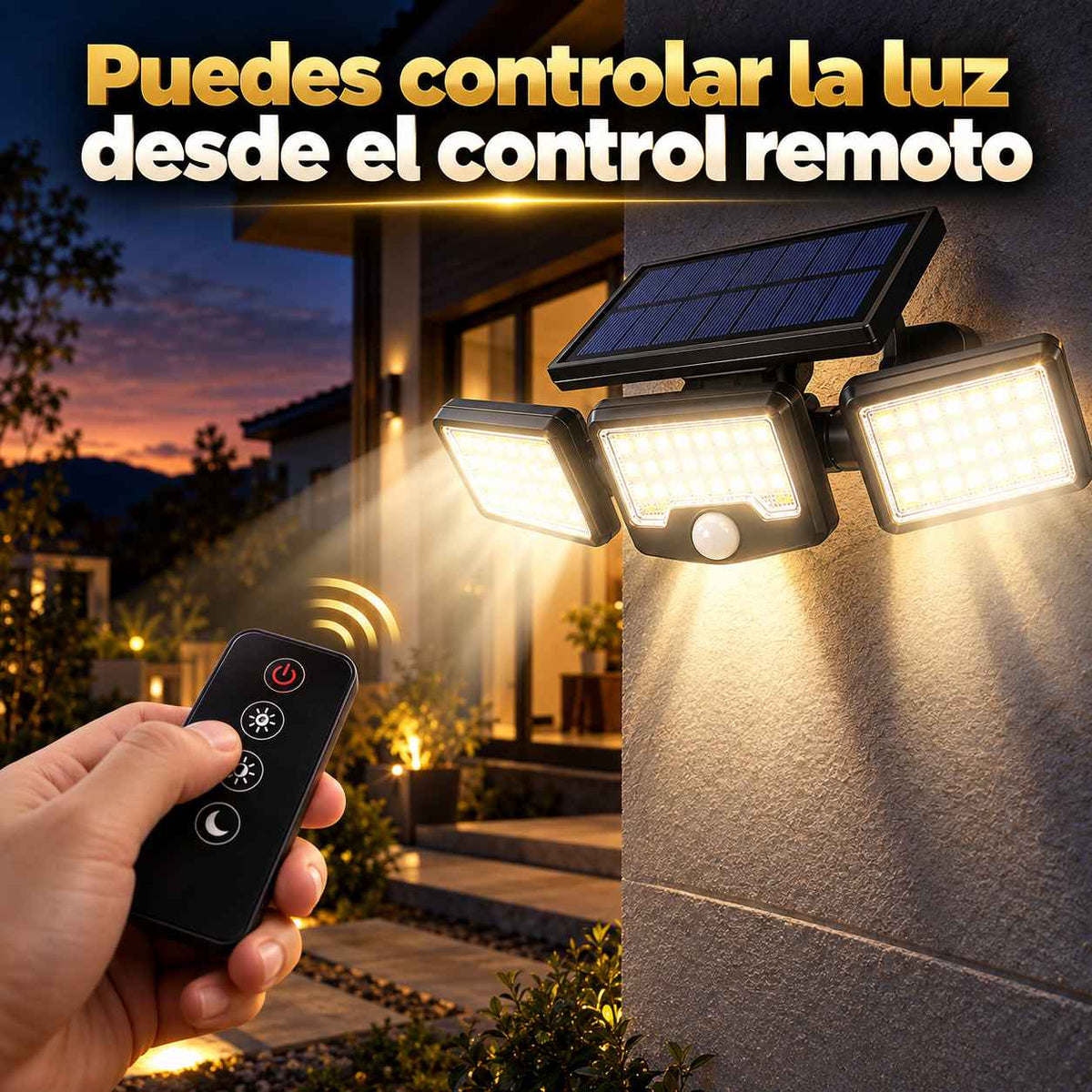 Lampara Solar Potente x3