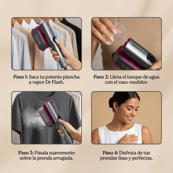 Dr Flash™ - Plancha a vapor portátil para cualquier prenda