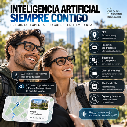Smart AI: Gafas Inteligentes 8 en 1