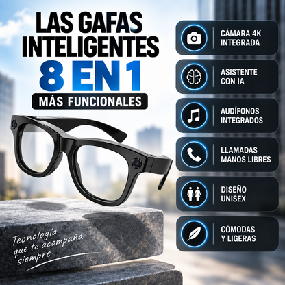 Smart AI: Gafas Inteligentes 8 en 1