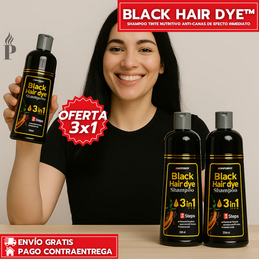 Oferta Especial 3x1: Anti Canas™ - Shampoo Tinte Nutritivo Anti-Canas de Efecto Inmediato
