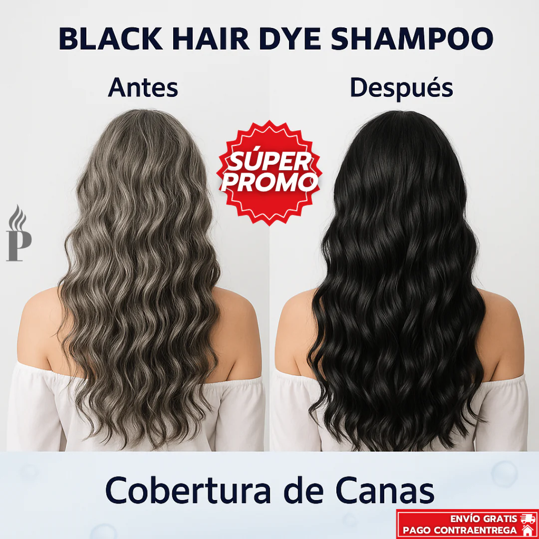 Oferta Especial 3x1: Anti Canas™ - Shampoo Tinte Nutritivo Anti-Canas de Efecto Inmediato