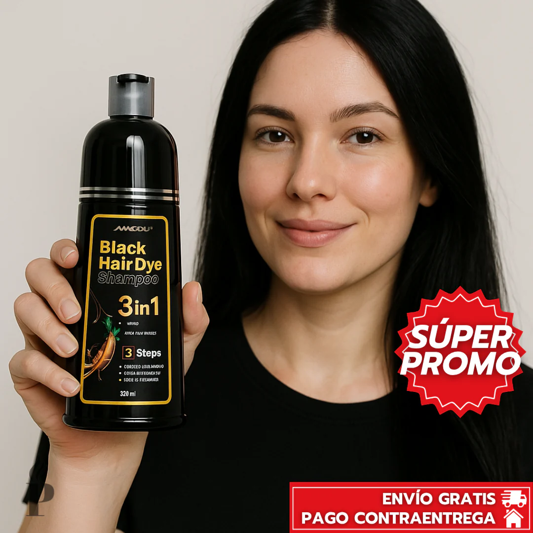 Oferta Especial 3x1: Anti Canas™ - Shampoo Tinte Nutritivo Anti-Canas de Efecto Inmediato